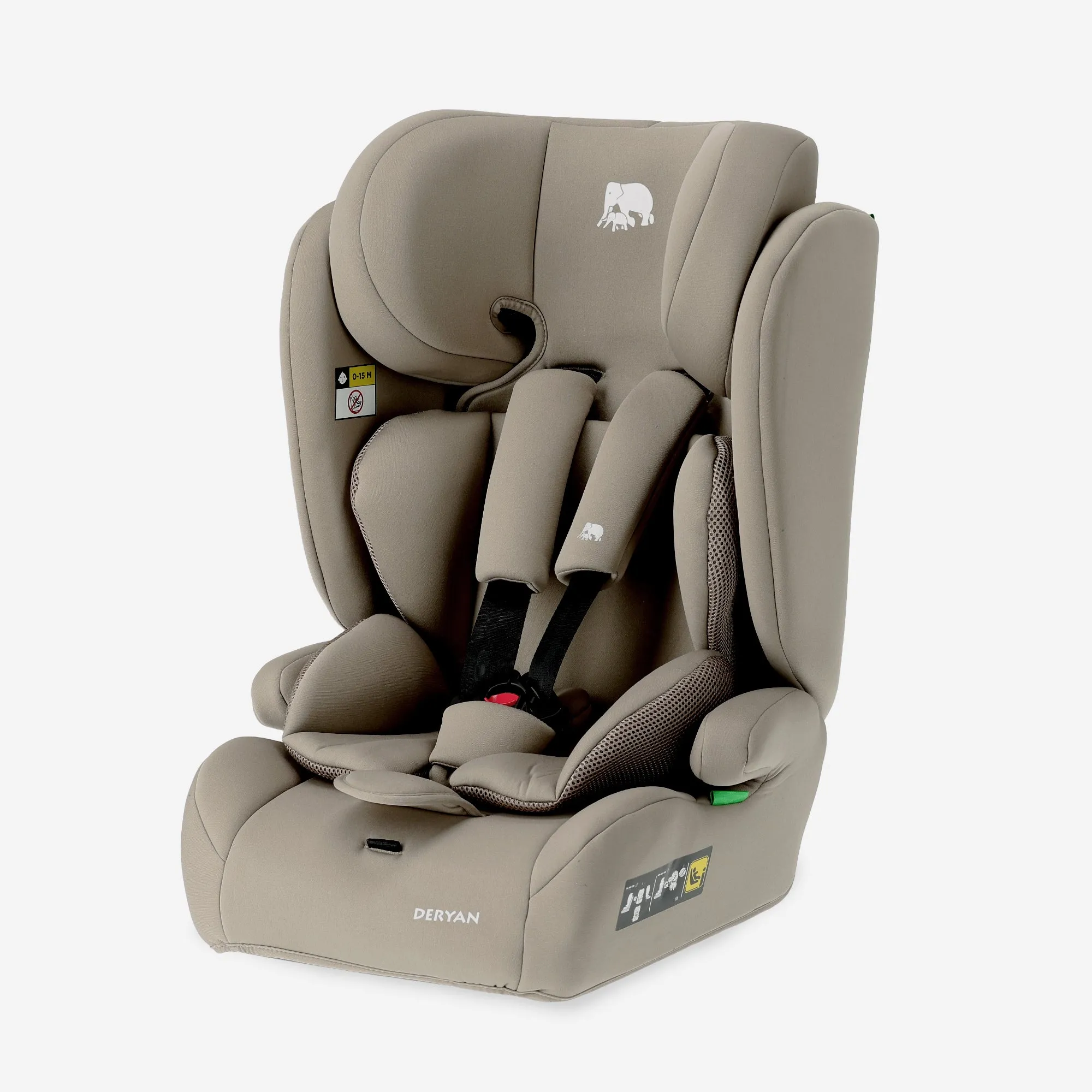 Fotelik samochodowy Carter Basic i-Size 76–150 cm – 9–36 kg – Truffle Nougat - Image 9