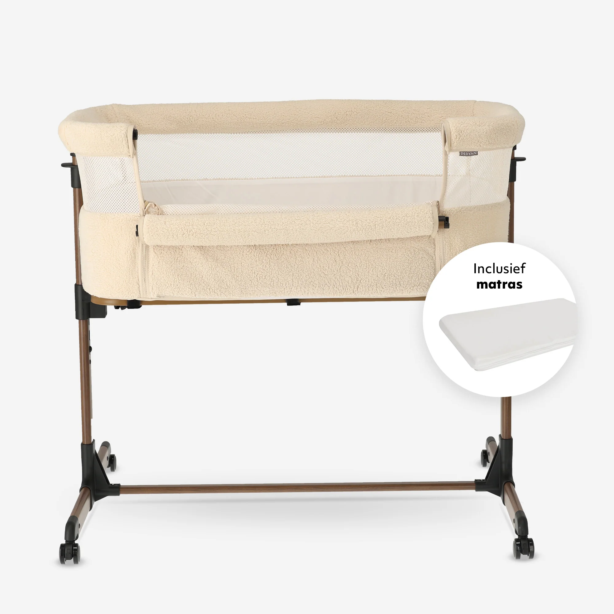 Łóżeczko do spania z dzieckiem Snoozy – Teddy Nougat - Image 3