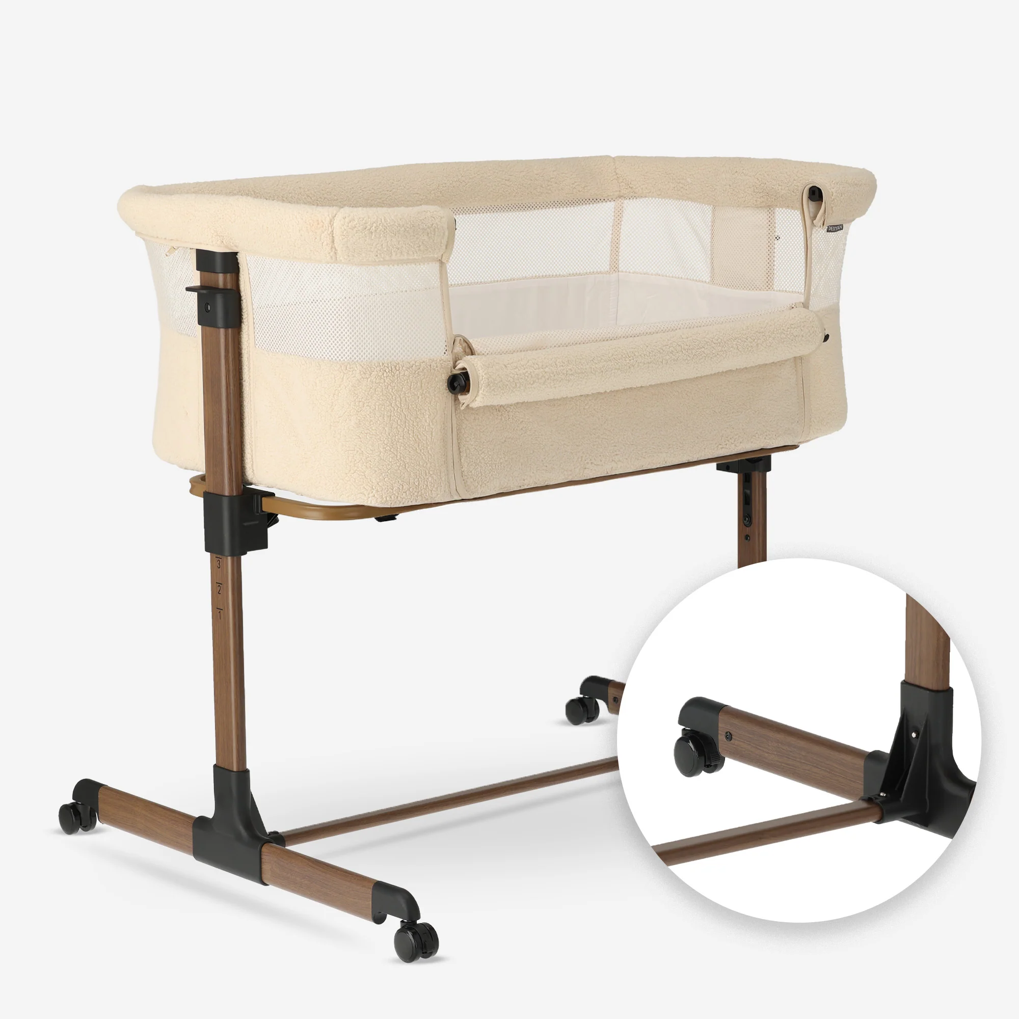 Łóżeczko do spania z dzieckiem Snoozy – Teddy Nougat - Image 9