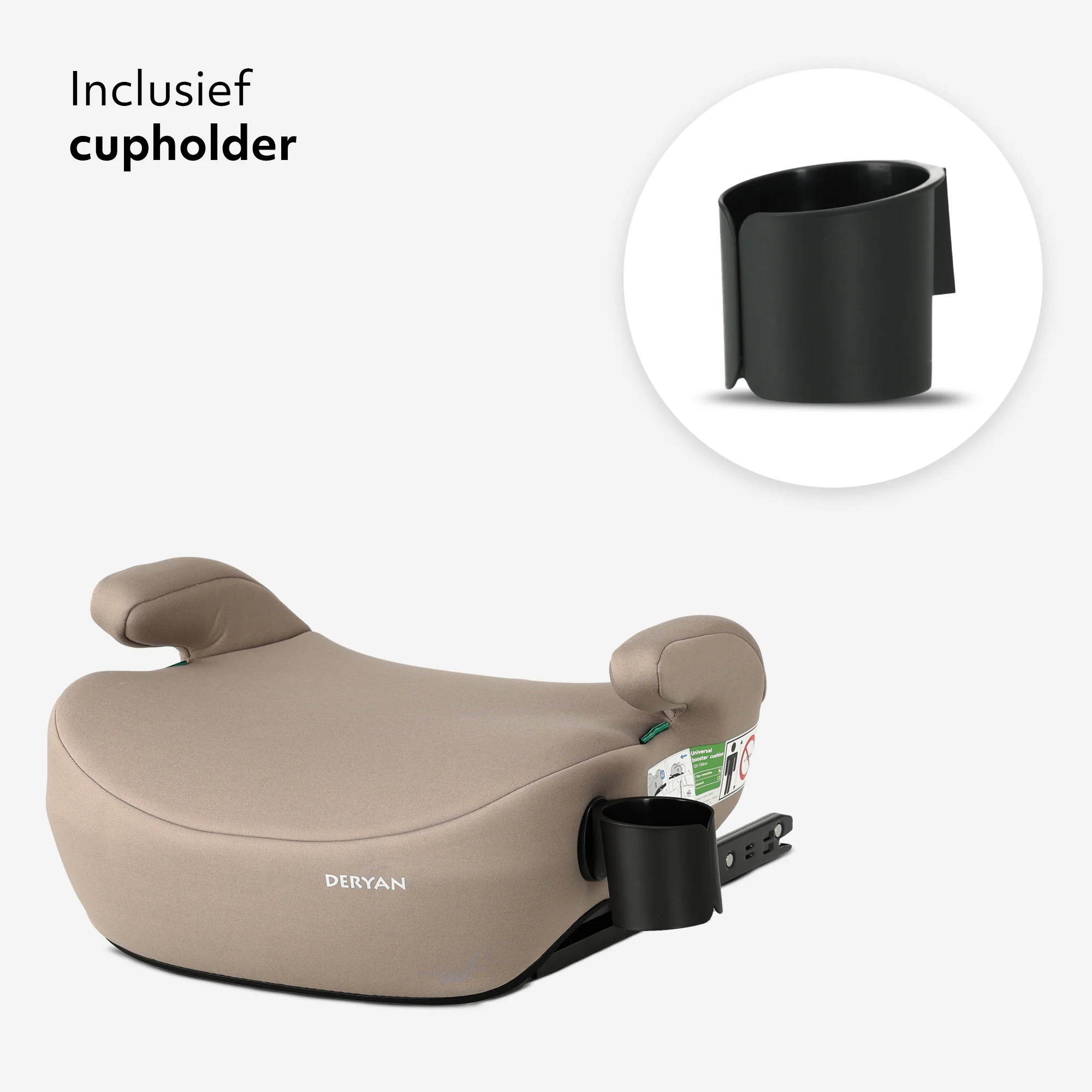 Podwyższenie do fotelika Cody i-Size z mocowaniem ISOFIX – Nougat - Image 2