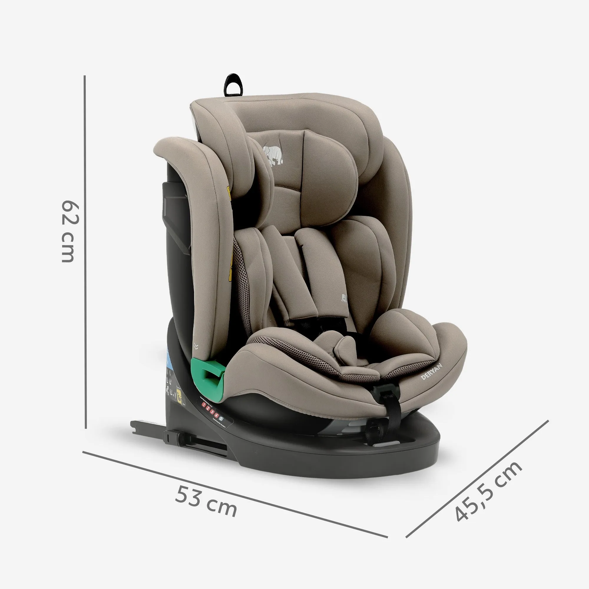Fotelik samochodowy Colin Luxe i-Size/i-SIX 360° 40–150 cm – 0–36 kg – Truffle Nougat - Image 8