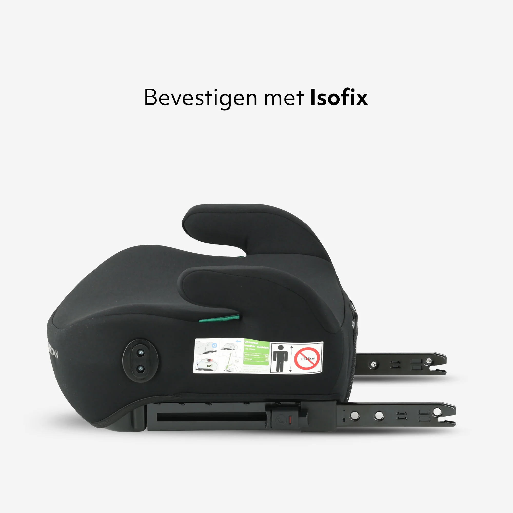 Podwyższenie siedzenia Cody i-Size z mocowaniem ISOFIX – czarne - Image 6