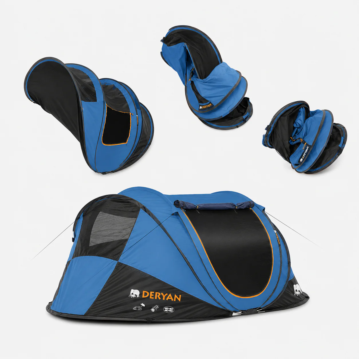 Namiot pop-up Cocoon - 2000 mm słupa wody - granatowy - Image 8
